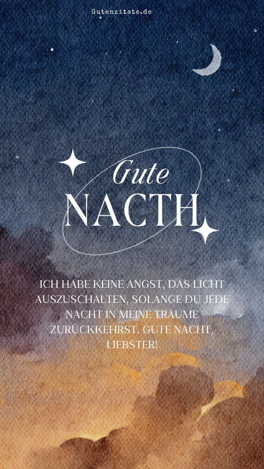 Gute Nacht Nachrichten